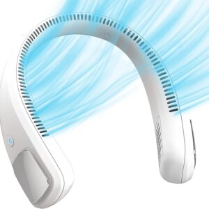 Wearable Neck Fan & Air Purifier | Arctic Air Freedom | USB Rechargeable 3-Speed Personal Cooler for Indoor & Outdoor Use | Random Color
