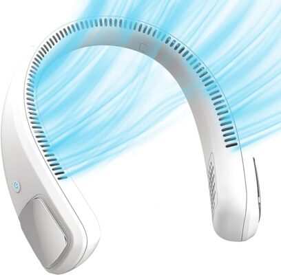 Wearable Neck Fan & Air Purifier | Arctic Air Freedom | USB Rechargeable 3-Speed Personal Cooler for Indoor & Outdoor Use | Random Color